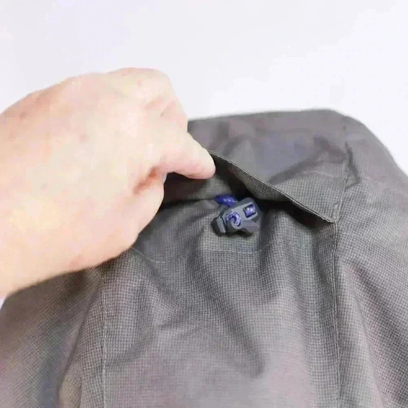 Mammut Size S Down filled Grey/yellow zip off snow skirt pockets ski jacket - Picture 15 of 16